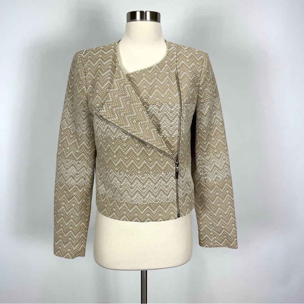 1. State textured tan blazer